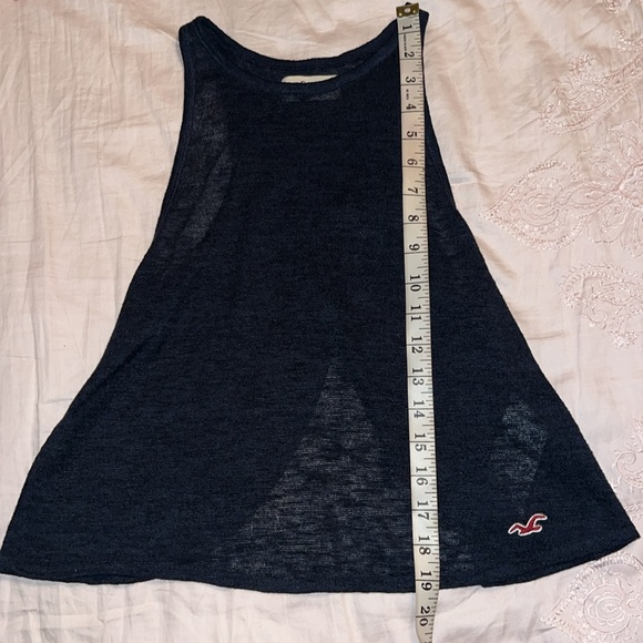Hollister Y2K EUC Blue Open Back Crop top - Picture 6 of 7